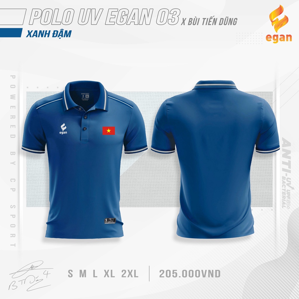 Áo thun polo Egan 3 𝗩𝗜𝗘̣̂𝗧 𝗡𝗔𝗠 | Phông Cổ Bẻ Thể Thao | năng động | Trẻ trung | Thấm hút tốt TẶNG KÈM KHẨU TRAN