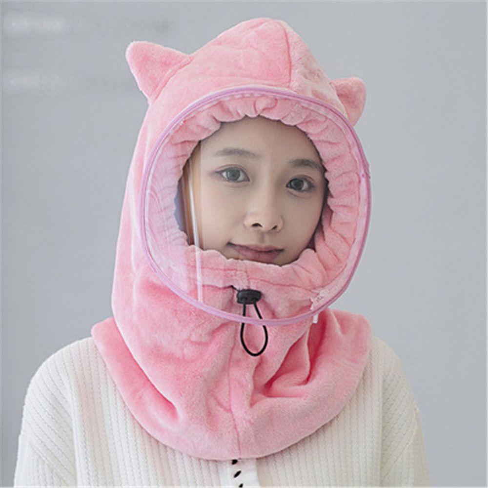 Bộ Đồ Ngủ Tai Mèo Bằng Vải Flannel Thoáng Khí Dễ Thương Xinh Xắn