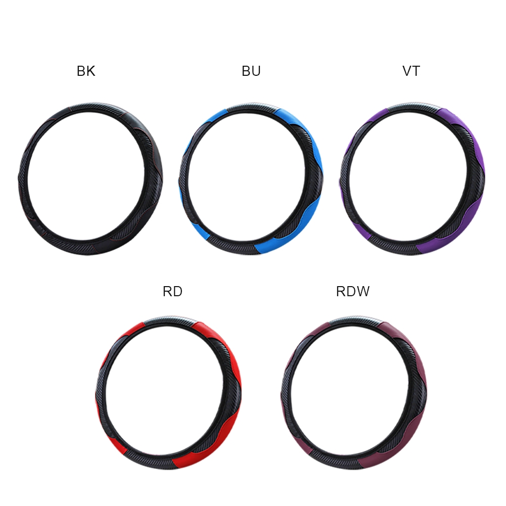 Vỏ Bọc Vô Lăng Xe Hơi Bằng Da Pu Chống Trượt