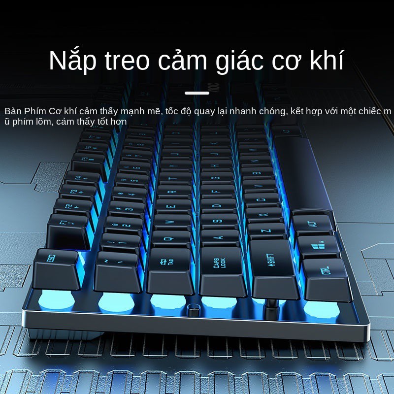 Máy AOC Bàn phím cảm giác tay tính để xách phổ thông có dây USB chơi game phát sáng và bộ chuột | BigBuy360 - bigbuy360.vn