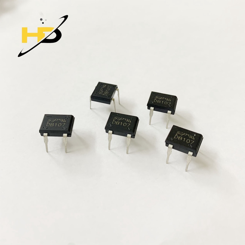 Bộ 3 Đi Ốt Cầu Chình Lưu 1A DB107 1000V Loại Chân Cắm DIP-4