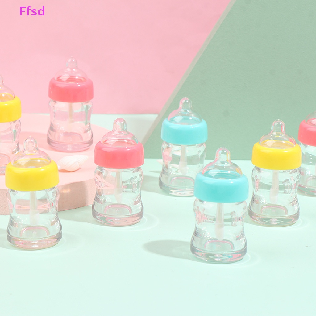 {Ffsd} Set 5 Ống Rỗng Trong Suốt Đựng Son Dưỡng Môi Có Thể Đổ Đầy Lại * Bán Chạy