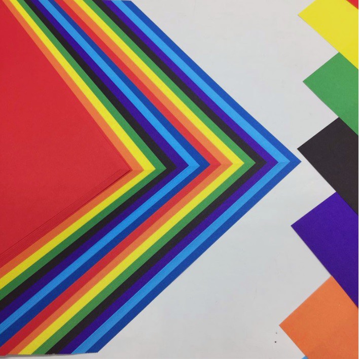 Giấy Gấp Origami 8 Màu 80 Tờ Size 15x15cm, 20x20cm,25x25cm, 30x30cm