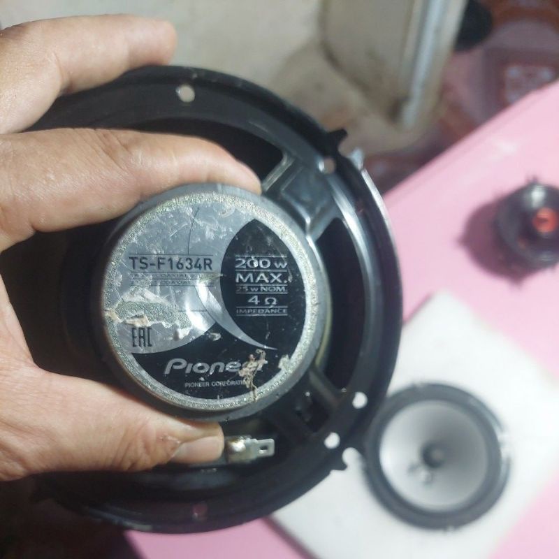 loa cánh bãi hãng pioneer kích thước 16cm lắp cho cánh cửa ôtô chất âm thanh cực đỉnh hàng còn đẹp như mới