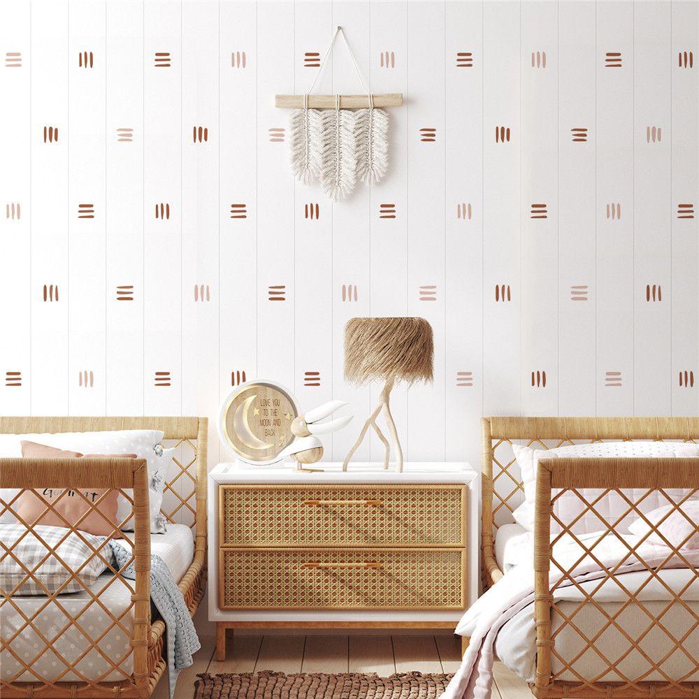 SUYO Miếng Dán Tường Hình Chấm Bi Phong Cách Boho