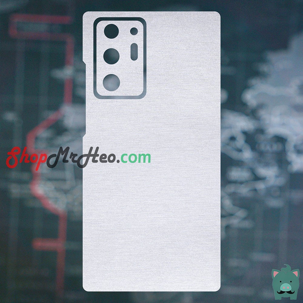 Skin Dán Mặt Sau Lưng Vân Nhôm Samsung Galaxy Note 20 - Note 20 Ultra