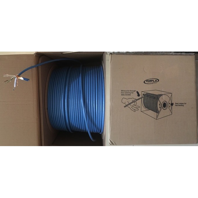 Thùng Cable Cáp mạng AMPLX 0916 - 305m chống nhiễu