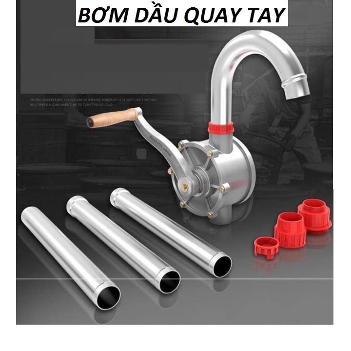 [Mã 44LIFESALE giảm 10% đơn 99K] Bơm dầu bằng tay quay,máy bơm dầu nhớt quay tay