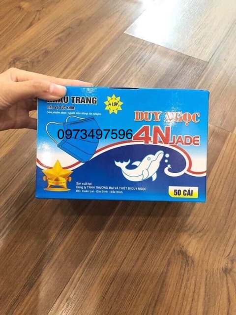 Khẩu Trang Y Tế 4 Lớp Hộp 50 Cái Kháng Khuẩn