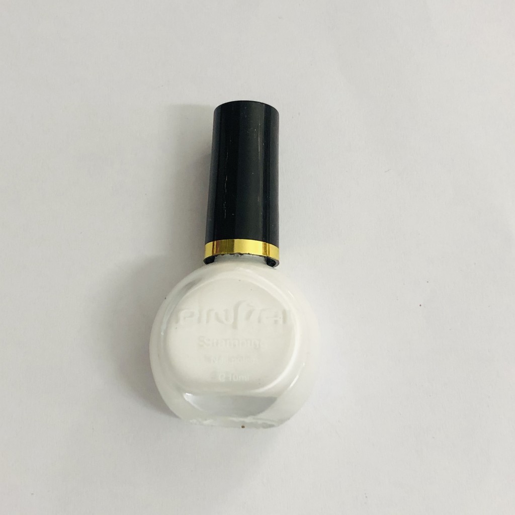 Sơn In Móng 10ml Nail Màu Trắng Đen , Sơn In PINPAI