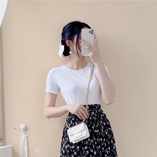 Áo thun basic trơn cổ tròn A1244 HILA