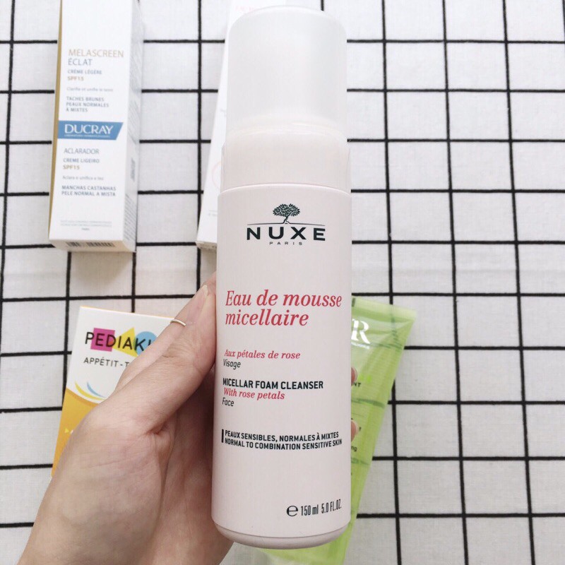 Sữa Rửa Mặt Nuxe Eau De Mousse Micellaire 150ml
