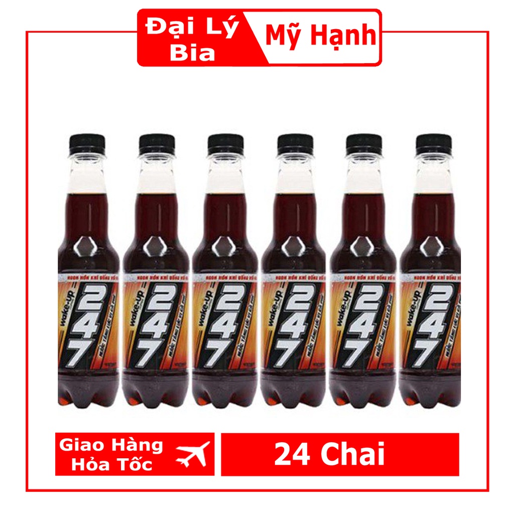 Thùng 24 Chai Nước Tăng Lực Vị Cà Phê Wake Up 247