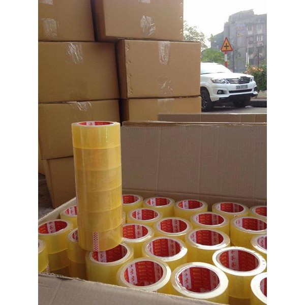 Combo 6 cuộn băng dính 90m (lõi giấy) siêu tiết kiệm