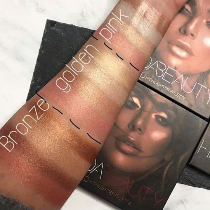 Phấn Highlight Huda Beauty 3D Highlighter Palette