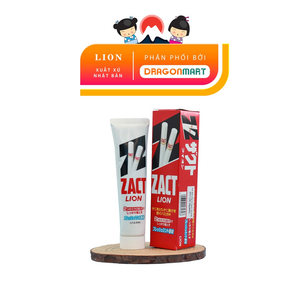 [NHẬT BẢN] Kem Đánh Răng Dành Cho Người Hút Thuốc Lion Zact (150g)