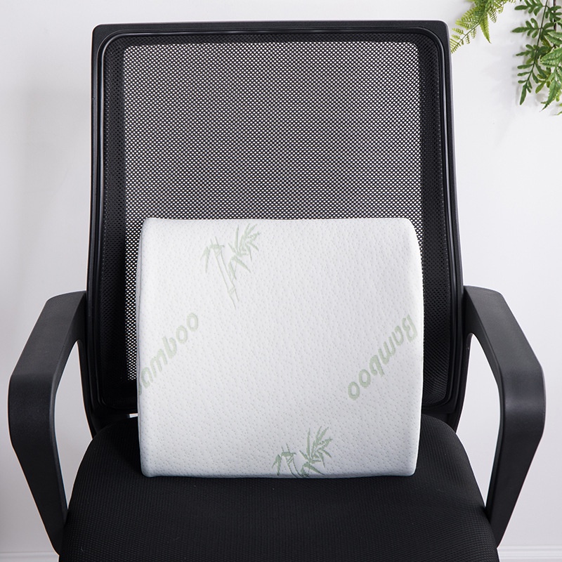 Boron069 Đệm ghế tựa hỗ trợ thắt lưng Bộ đệm thoải mái Polyester cho văn phòng làm việc