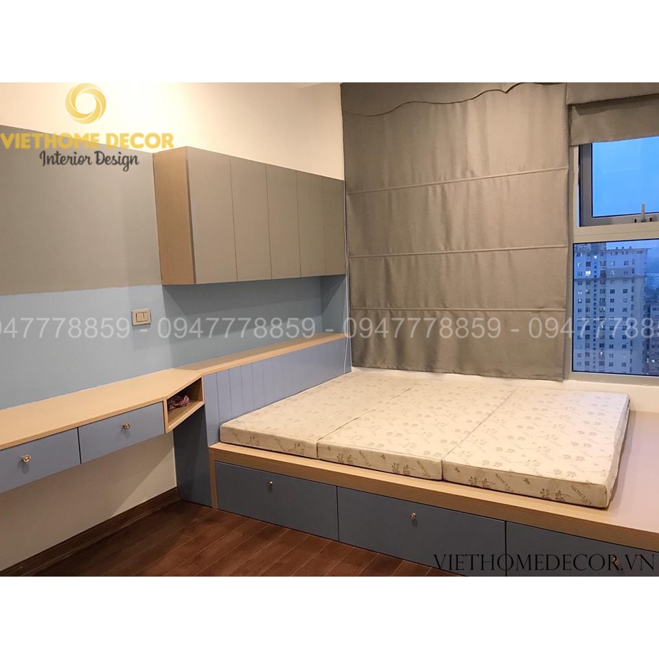 Nội thất phòng ngủ sử dụng MDF nhập khẩu Thai land