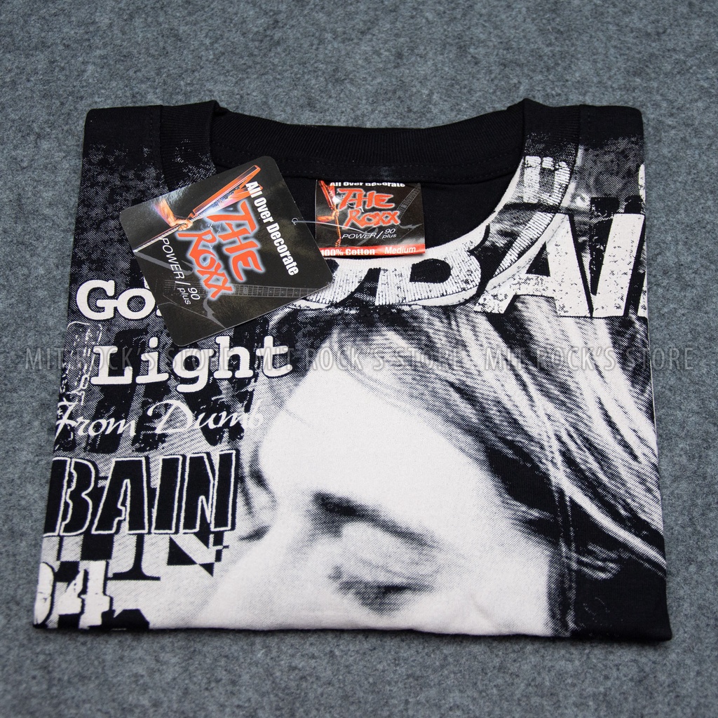 Áo Nirvana  - Áo Over Print công nghệ in Discharge  - Rock band tee - Áo Rock - Size M, L, XL