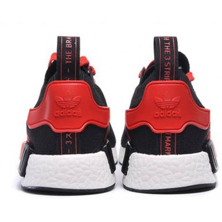 GIÀY THỂ THAO NMD RUNNER ĐEN 3 SỌC ĐỎ