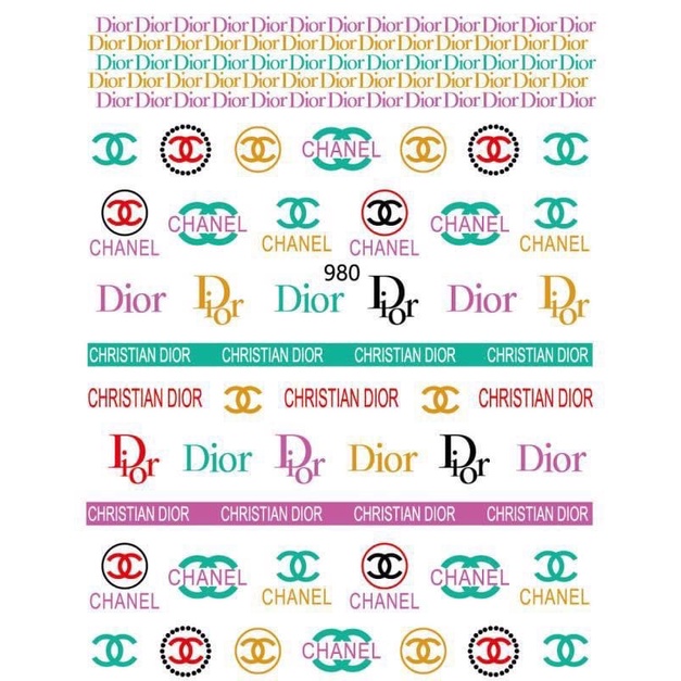 dán móng( sticker ) trang trí móng tay chân mẫu mới đẹp 1