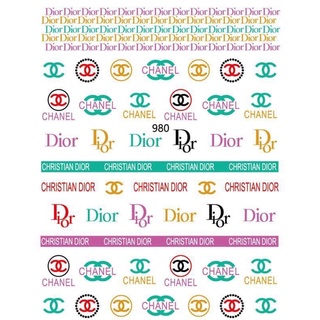 dán móng( sticker ) trang trí móng tay chân mẫu mới đẹp 1