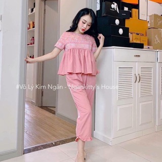 Bộ đồ mặc nhà thêu loại đẹp She House