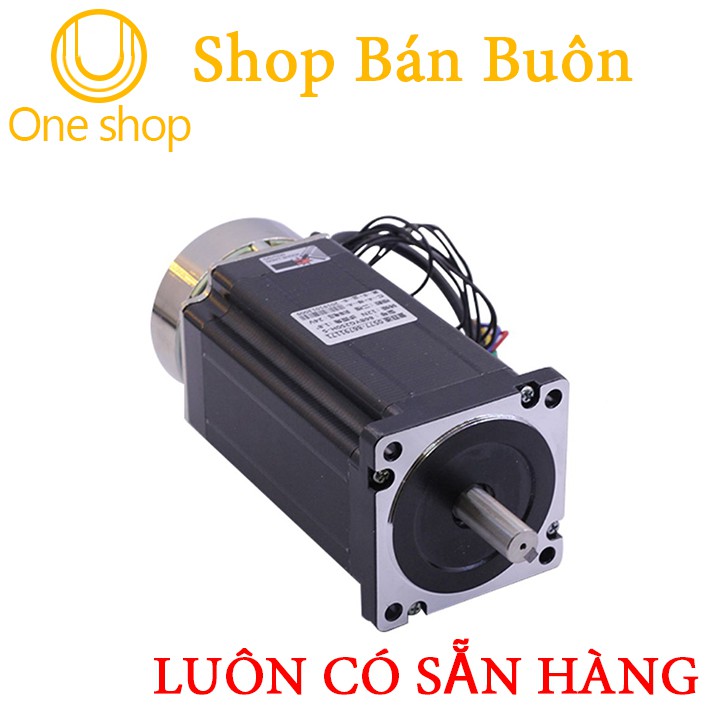 Động Cơ Bước 86BYG250H 1.8 Độ 12Nm 5.6A Trục 150mm