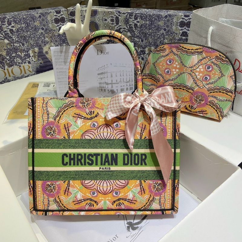 Set túi DIOR tole kèm ví + khăn