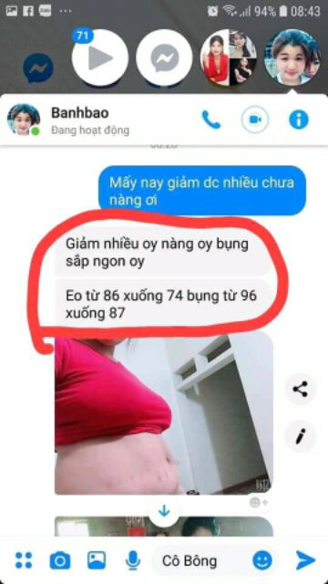 Kem tan mỡ Cô Bông