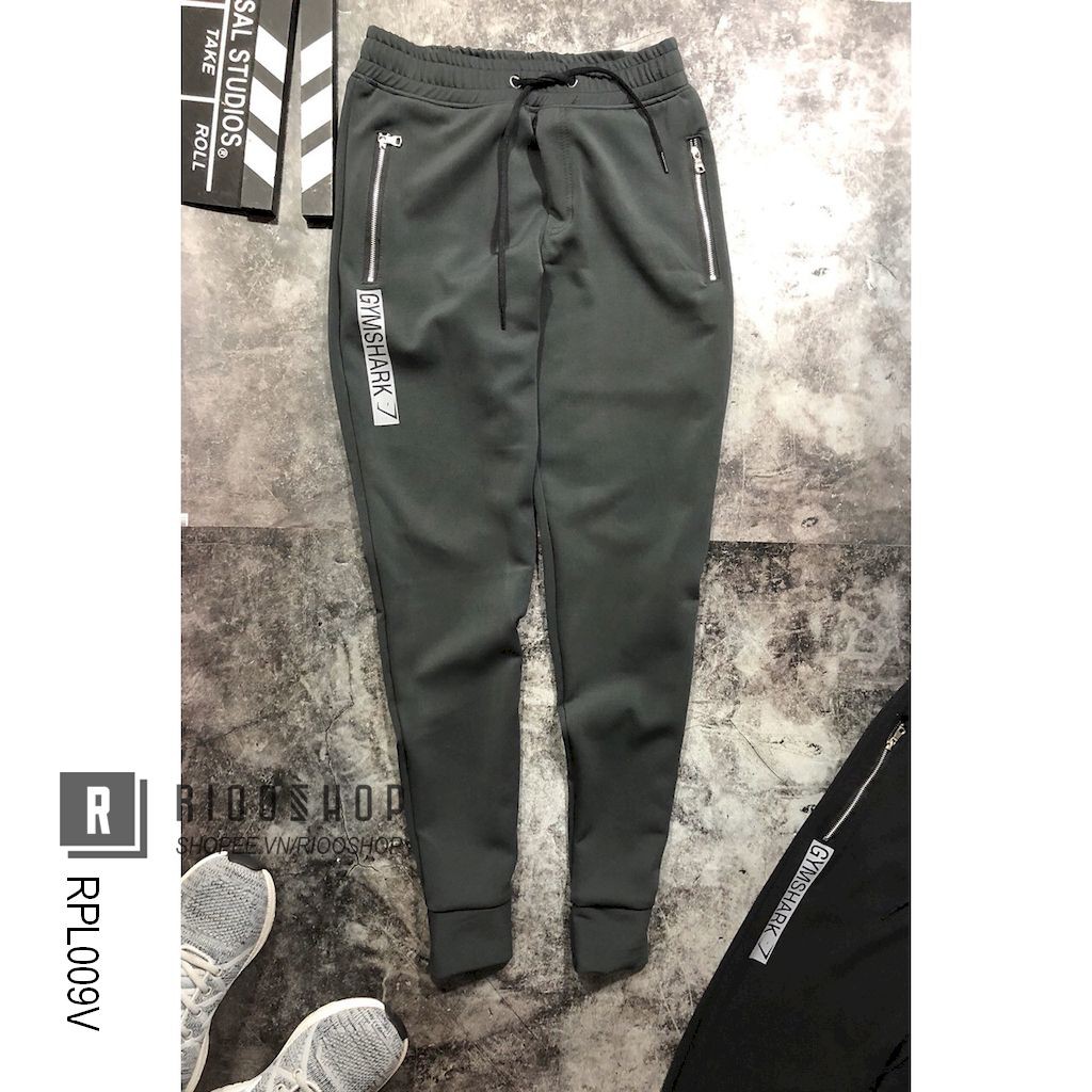 Quần thun nam thể thao dài cao cấp thun lạnh gym RPL009v - quần dài nam Riooshop | BigBuy360 - bigbuy360.vn