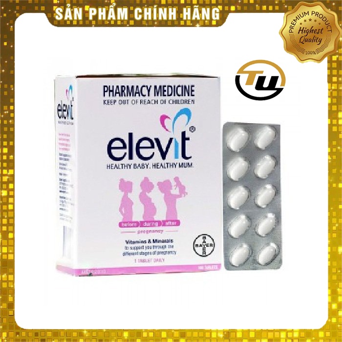 Vitamin tổng hợp elevit bầu 100 viên