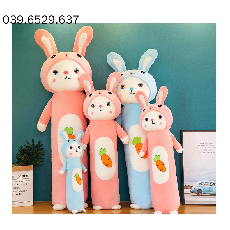 Gối ôm hình thỏ ham ăn, gấu nhồi bông teddy bear hàng nhập khẫu cao cấp BIG Quà tặng ngày sinh nhật cô gái