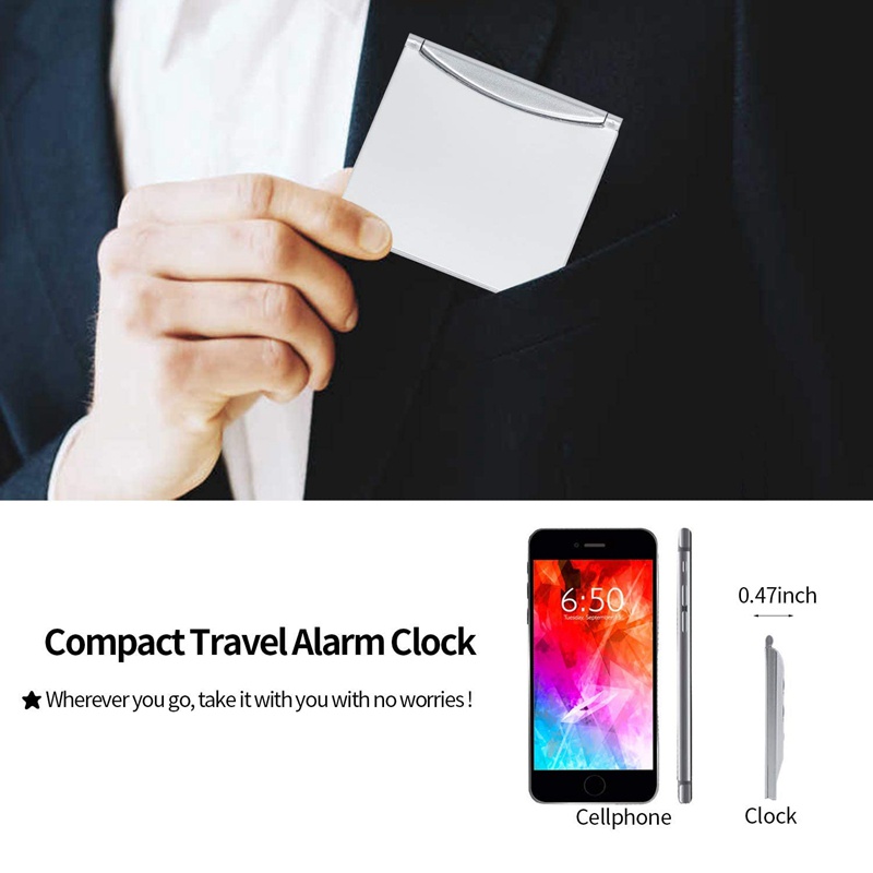Đồng Hồ Báo Thức Kỹ Thuật Số Hiển Thị Nhiệt Độ 12 / 24H Để Bàn