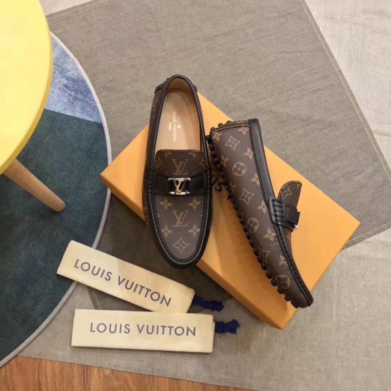[Box+bill] Giày lười nam LV in sao 4 cánh, mã LV006, hàng 1:1 | BigBuy360 - bigbuy360.vn