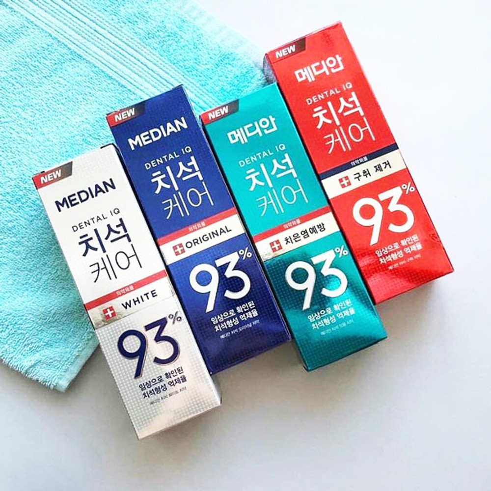 Kem Đánh Trắng Răng Median 93% Tooth-Paste 120gr