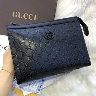 Túi clutch chữ Gg tag đen size 25 fullbox