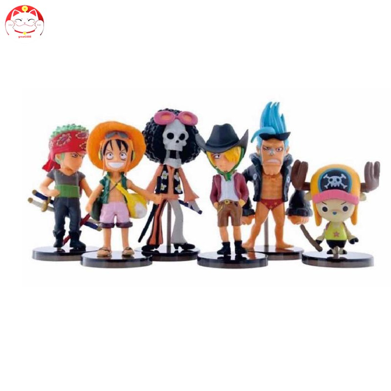 Bộ Sưu Tập Búp Bê Nhân Vật One Piece (6 Cái)