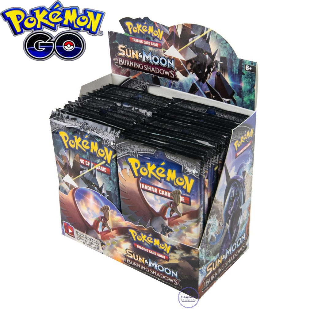 Bộ Thẻ Bài Pokemon TCG 324 Card Trading Game Sun&amp;Moon Burning Shadow Sưu Tập Đẹp Đọc Đáo