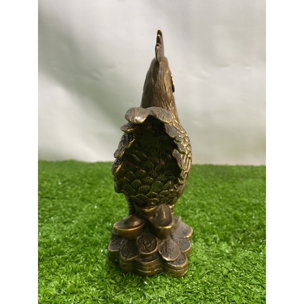 Tượng gà trống bằng đồng