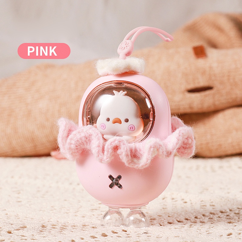 Máy sưởi ấm tay FNELSE phối hình chú gà hoạt hình mini sạc USB
