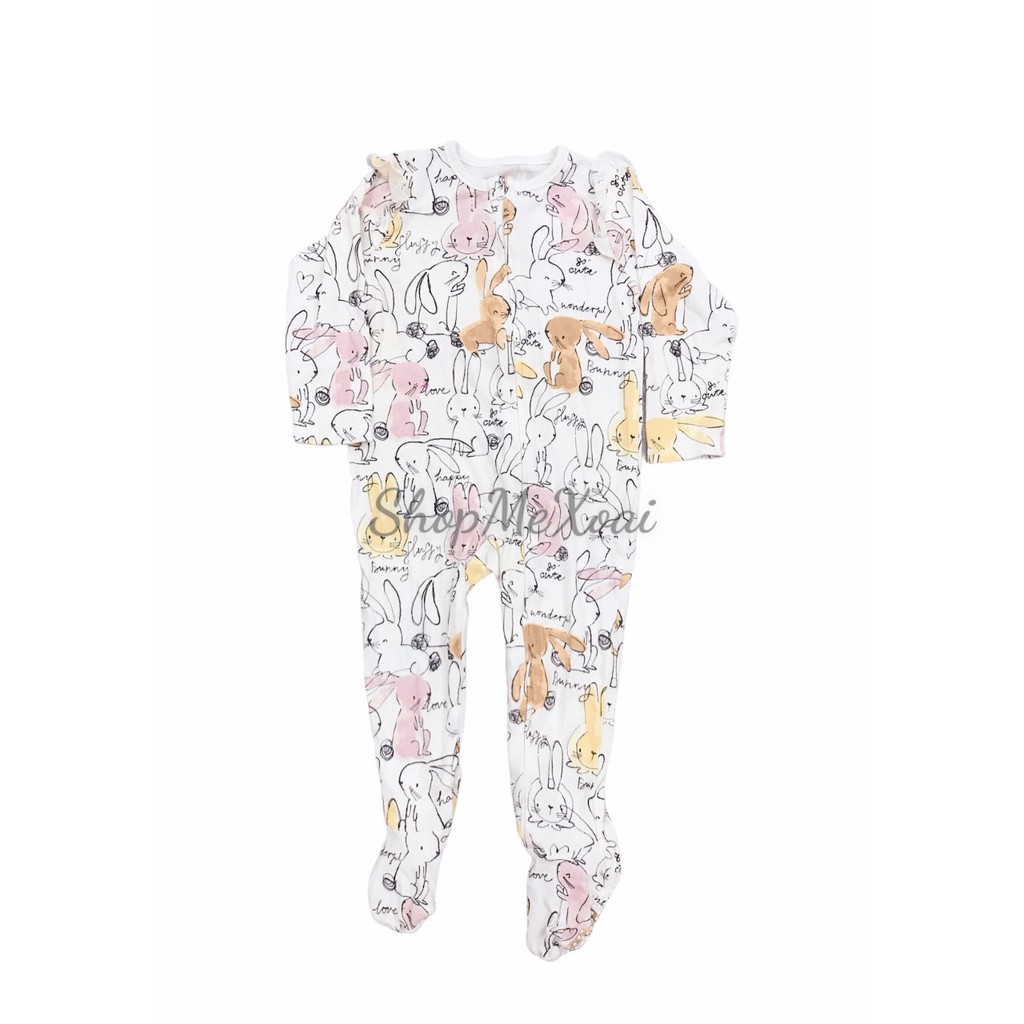 Body liền tất, body sleep bé gái  size 18M