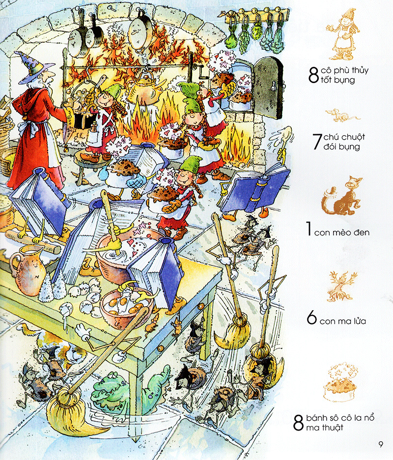 Sách 1001 Miếng Dán Hình Vui Nhộn - Phép Thuật Diệu Kỳ