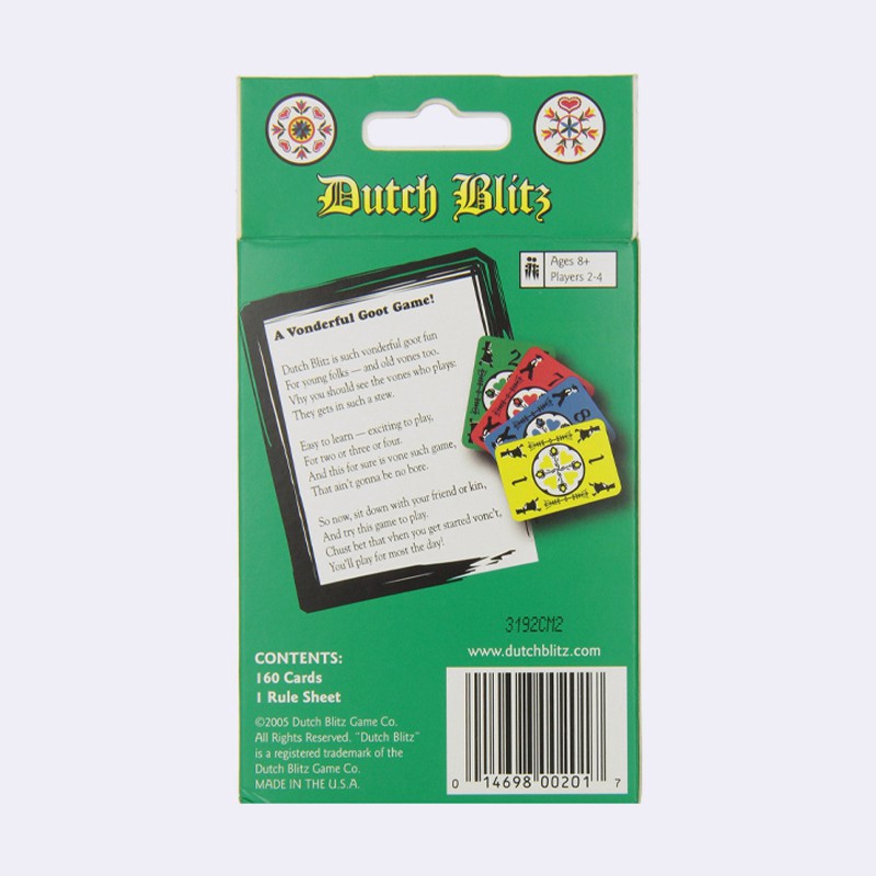 Dutch Blitz Original and Blue Expansion Pack Combo Card Game Set Bộ Thẻ Trò Chơi Board Game Độc Đáo