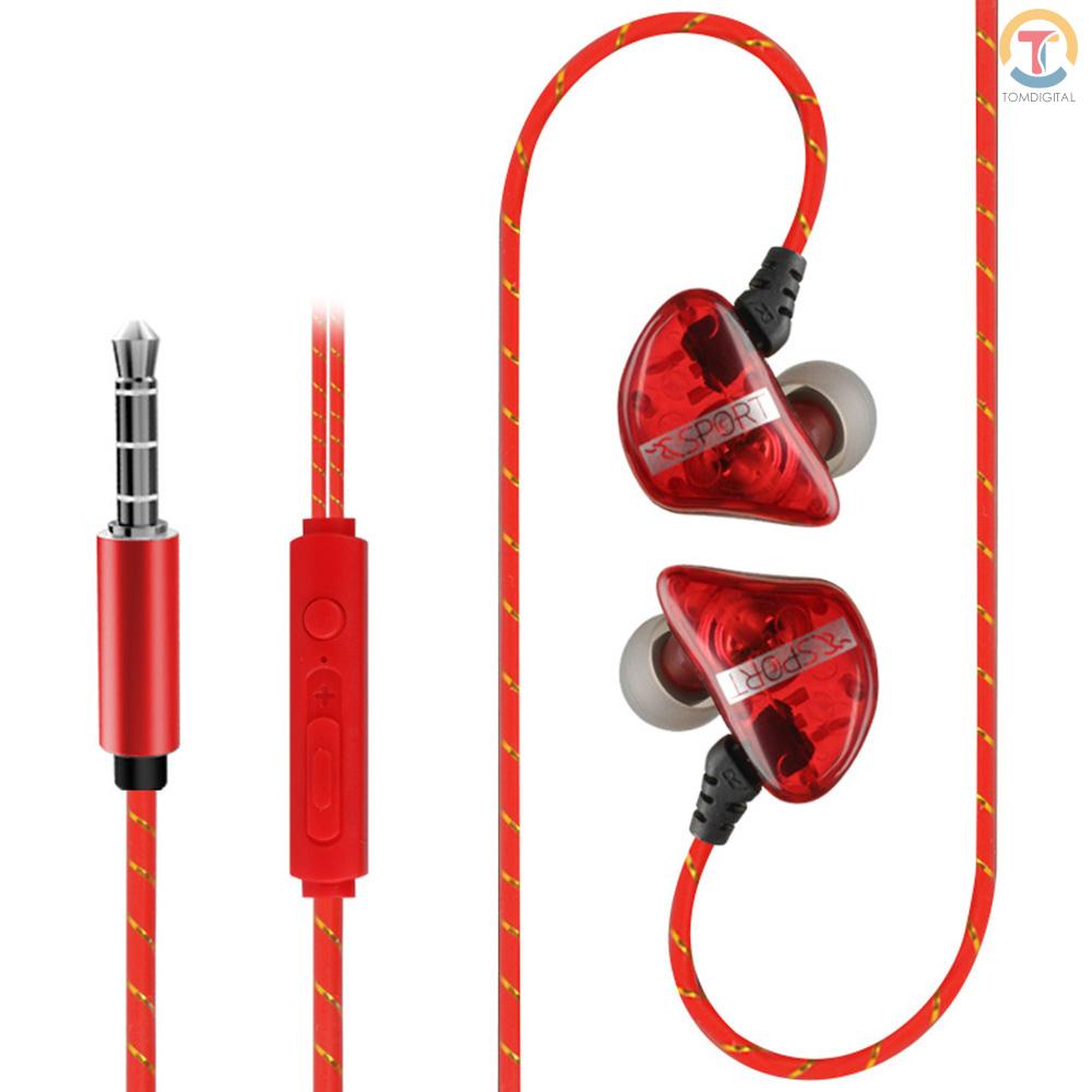 3.5mm Wired Headset In Ear Music Headphones Smart Phone Earphone Hands-free with Microphone