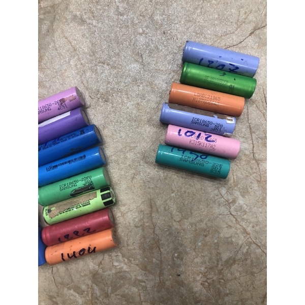 Pin 18650 DIY cũ đã qua sử dụng tháo máy Laptop, xe đạp điện - Đọc kỹ nội dung