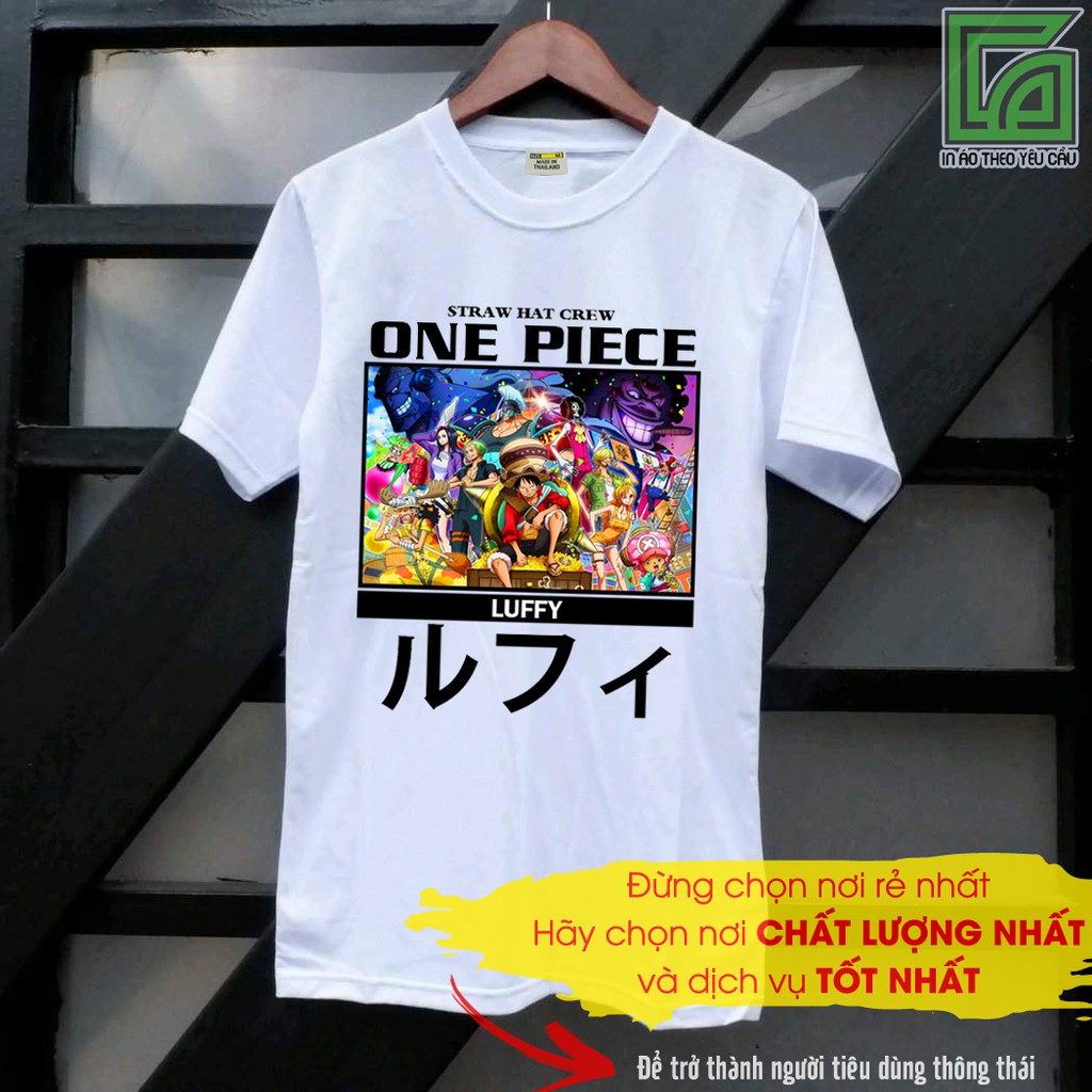 GIÁ TỐT - 4 MẪU áo thun one piece luffy gear 4 độc lạ in tại shop