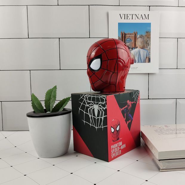 Loa bluetooth Spider Man âm thanh siêu khủng kèm dây sạc cao cấp
