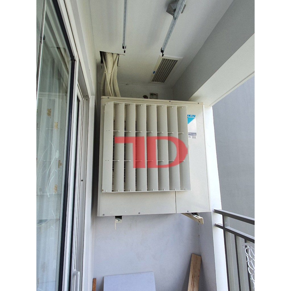 Chuyển hướng gió dàn nóng điều hòa từ 3 đến 5HP, mặt nạ LOUVER chuyển hướng gió bằng sắt hoặc nhựa cao cấp Thái Lan