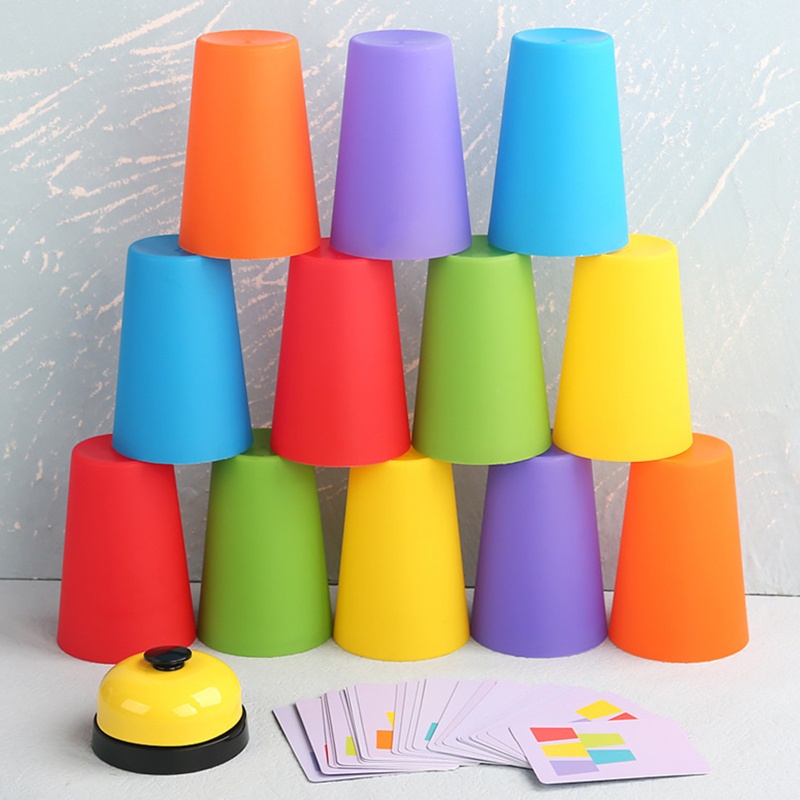 Bộ Trò Chơi Cốc Xếp Chồng Lên Nhau Dành Cho Gia Đình 4 Người Chơi